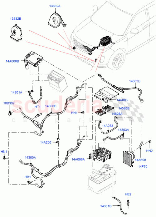 Part Diagram for Land Rover LR135143