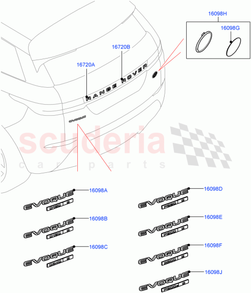 Part Diagram for Land Rover LR135455