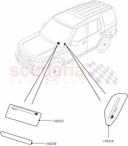 Part Diagram for Land Rover LR039590
