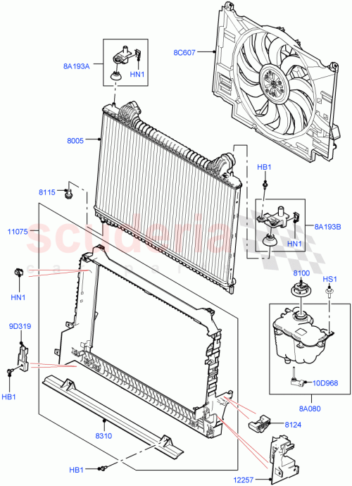 Part Diagram for Land Rover LR141170