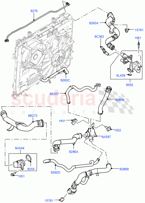 Part Diagram for Land Rover LR117631