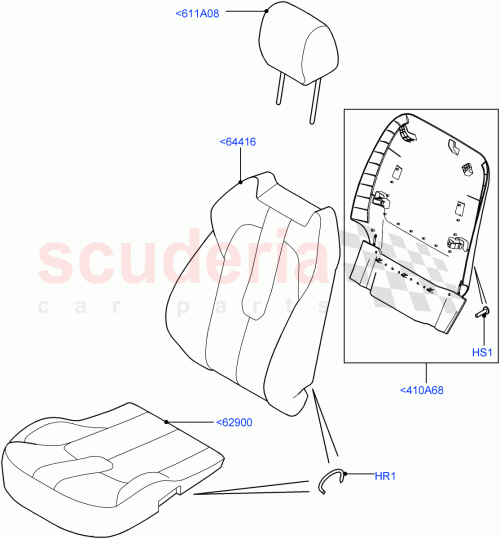 Part Diagram for Land Rover LR110586