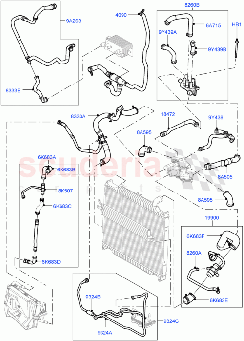 Part Diagram for Land Rover PCH502620
