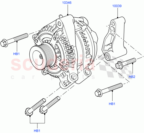 Part Diagram for Land Rover LR027517