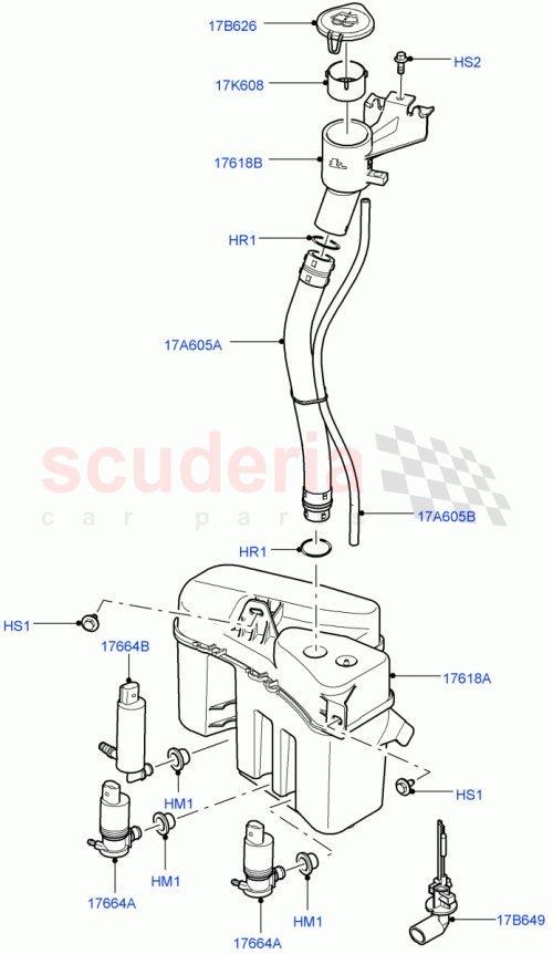 Part Diagram for Land Rover DYX000010