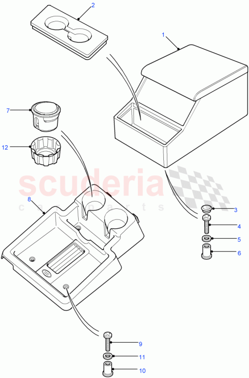 Part Diagram for Land Rover FKM500040PUY
