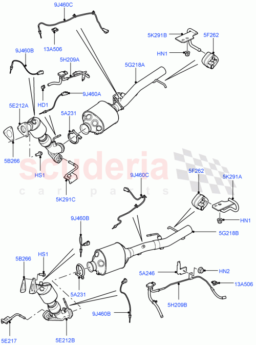 Part Diagram for Land Rover WCU500310