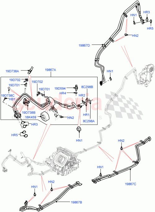 Part Diagram for Land Rover LR072573