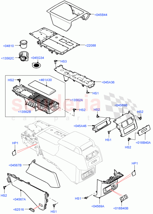Part Diagram for Land Rover LR142765