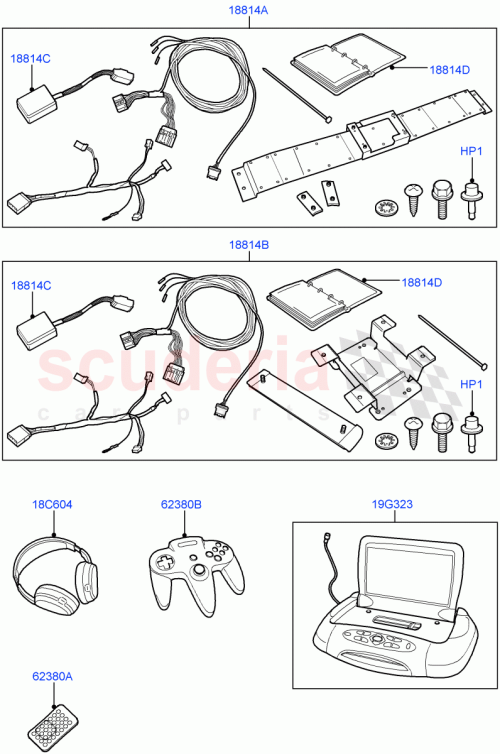 Part Diagram for Land Rover VUB503321