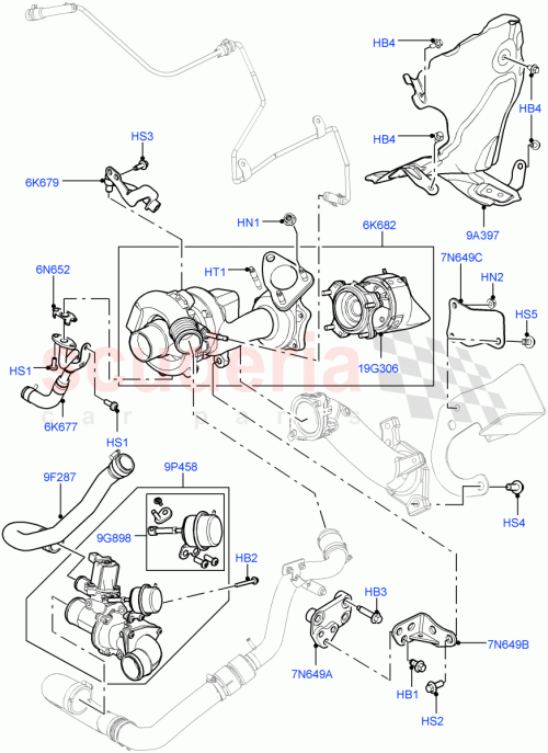 Part Diagram for Land Rover LR022781