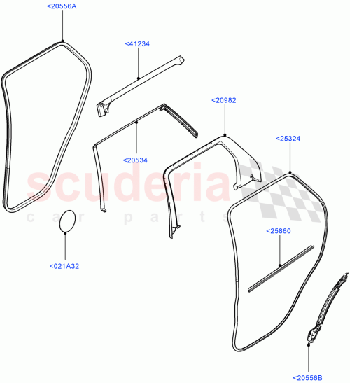 Part Diagram for Land Rover LR058557