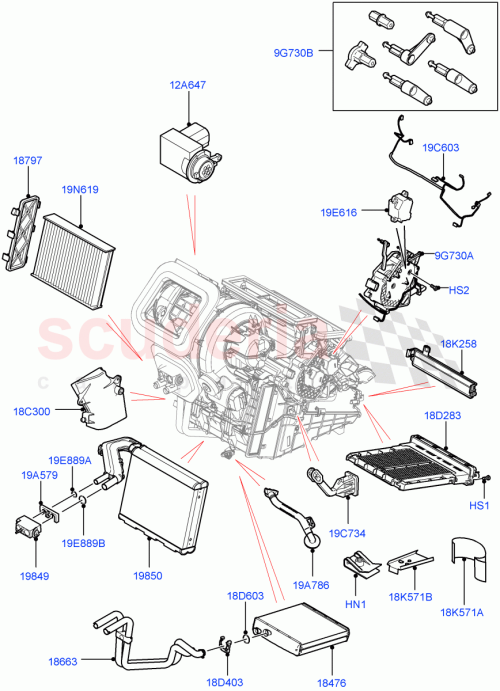 Part Diagram for Land Rover LR115803