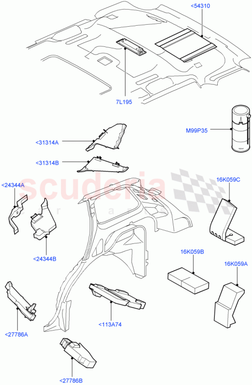 Part Diagram for Land Rover EUH500100