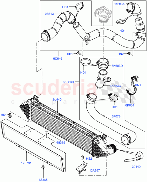 Part Diagram for Land Rover LR031917