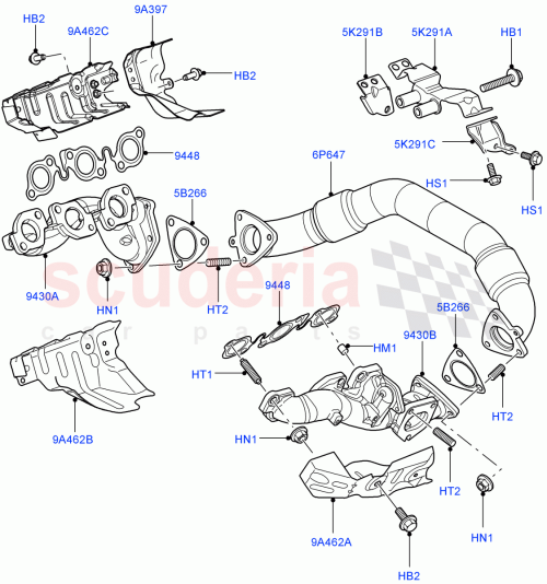Part Diagram for Land Rover 1334640