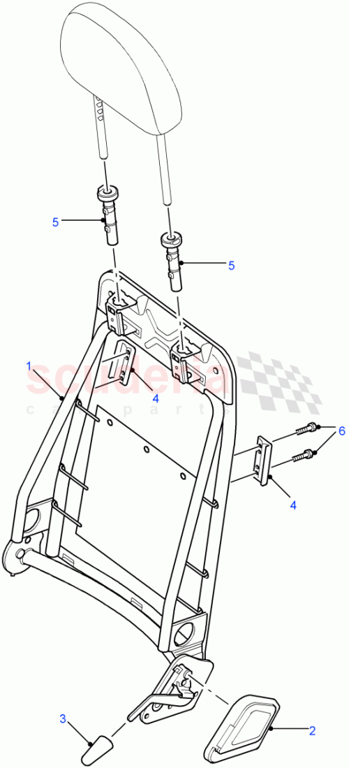 Part Diagram for Land Rover MWC6106PCB
