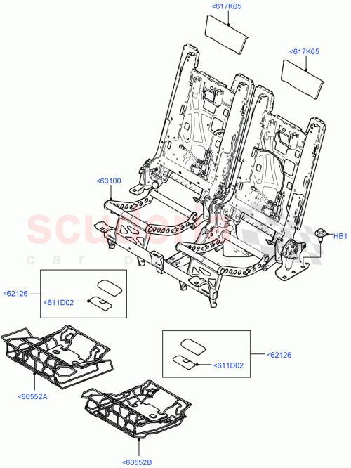 Part Diagram for Land Rover LR153381