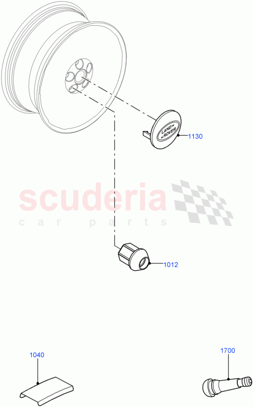 Part Diagram for Land Rover LR069195