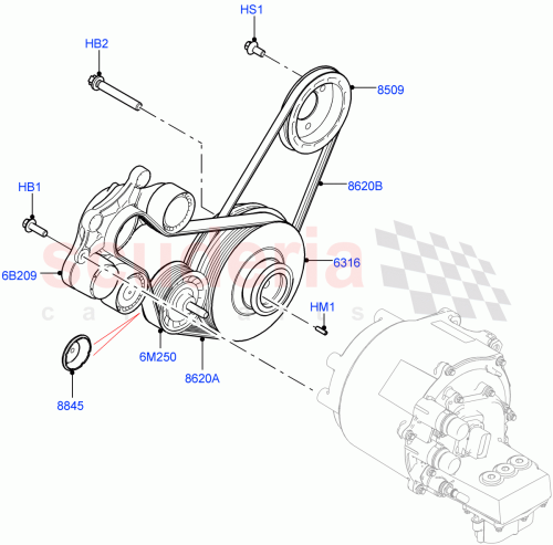 Part Diagram for Land Rover LR135159