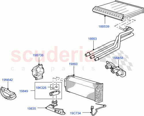 Part Diagram for Land Rover JYA000010