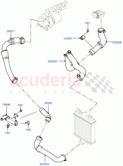 Part Diagram for Land Rover LR057590