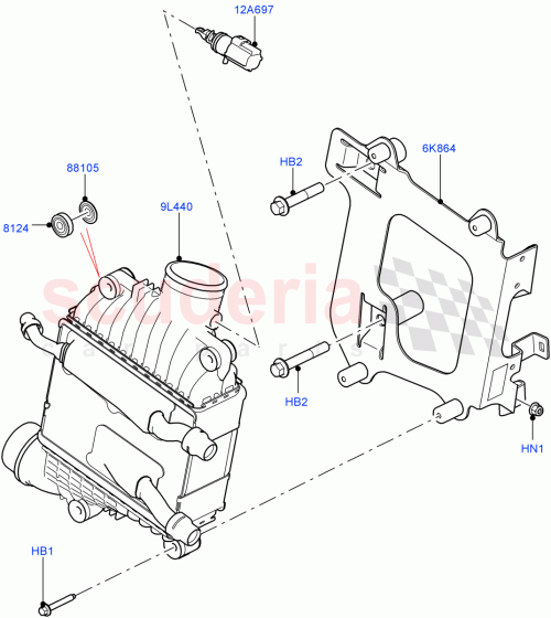 Part Diagram for Land Rover LR082398