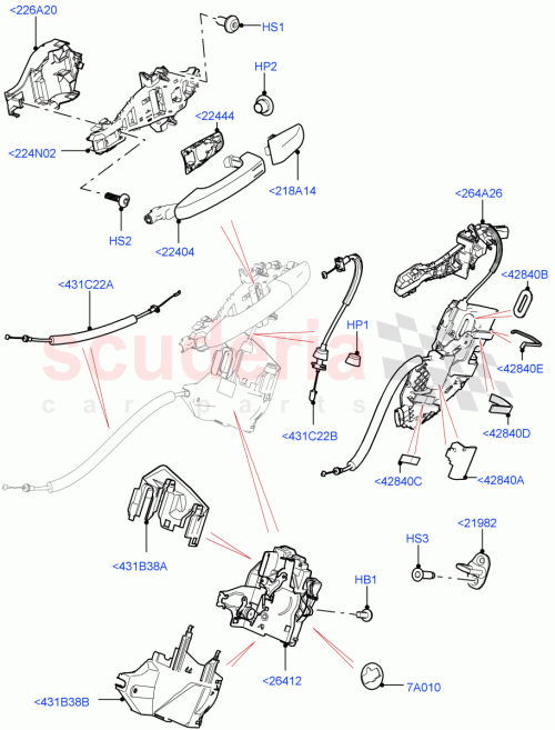 Part Diagram for Land Rover LR125220