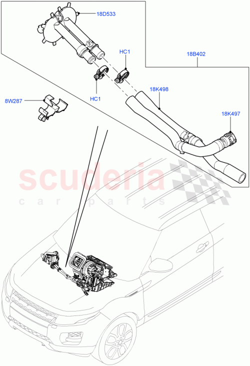 Part Diagram for Land Rover LR006146