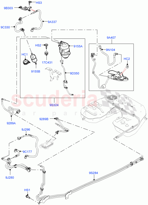 Part Diagram for Land Rover LR113714