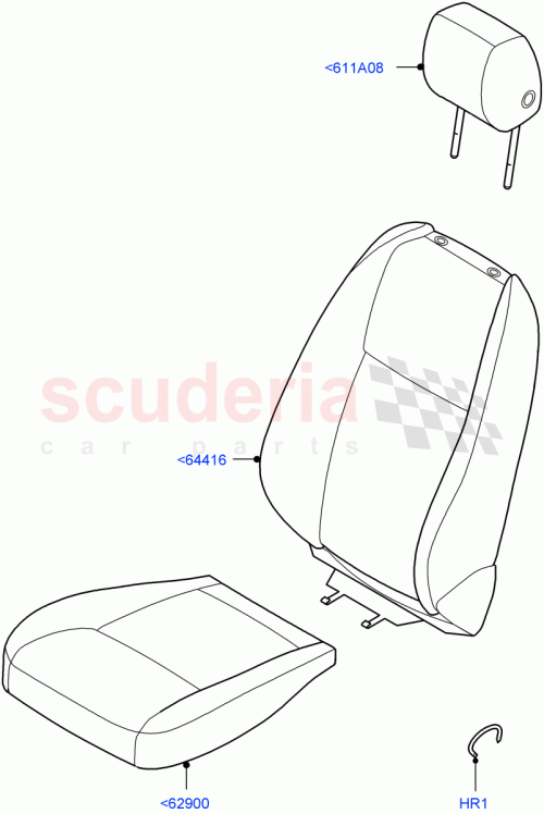 Part Diagram for Land Rover LR126349
