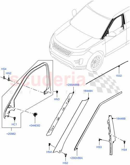 Part Diagram for Land Rover LR114185