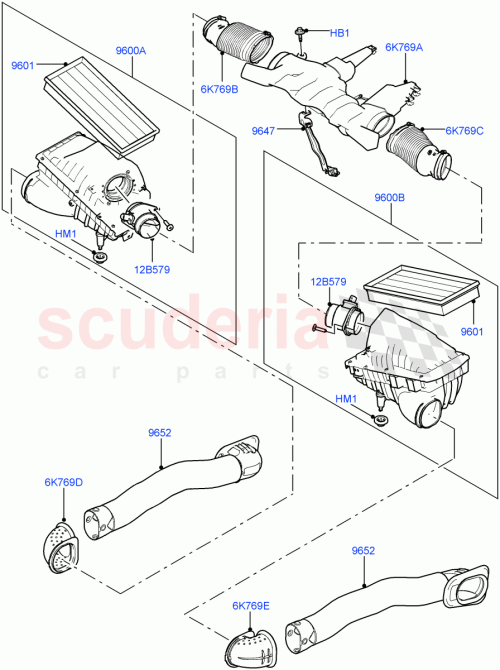 Part Diagram for Land Rover LR051105