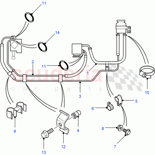 Part Diagram for Land Rover LR020670