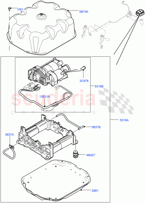 Part Diagram for Land Rover LR033311