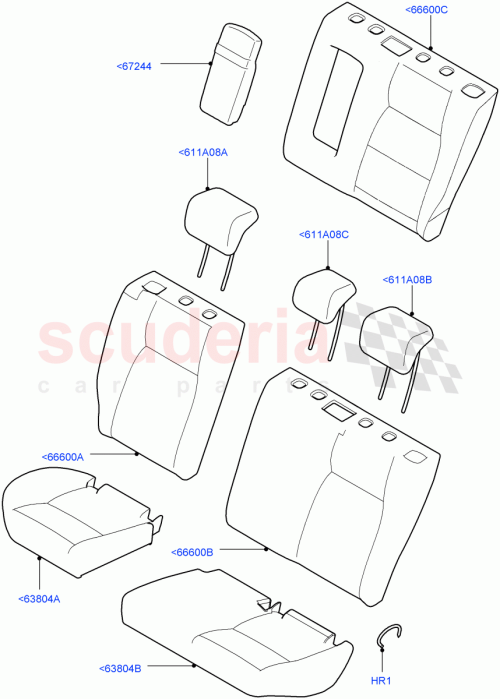 Part Diagram for Land Rover LR058910