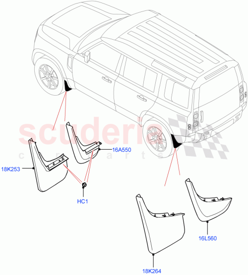 Part Diagram for Land Rover VPLEP0387