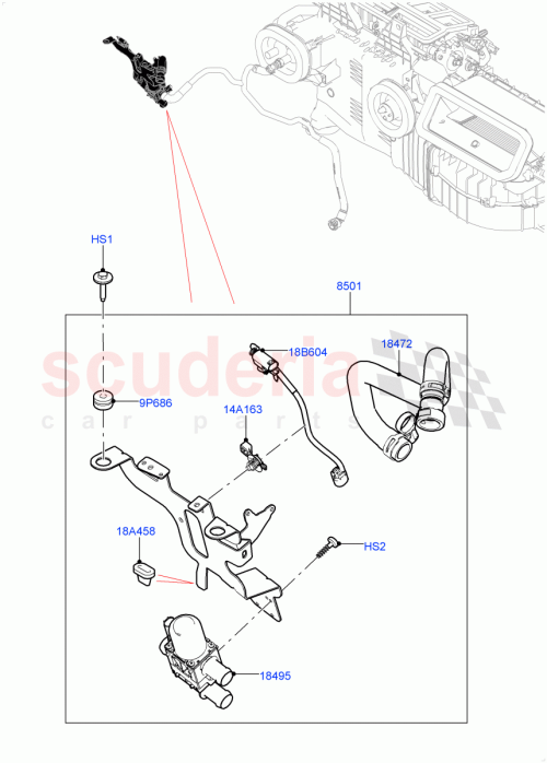 Part Diagram for Land Rover LR101270