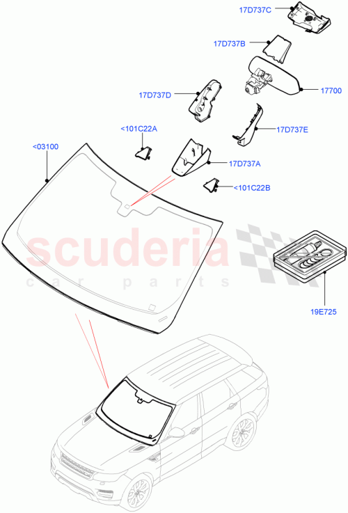 Part Diagram for Land Rover LR045020