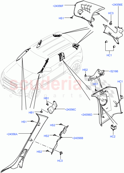 Part Diagram for Land Rover LR025512
