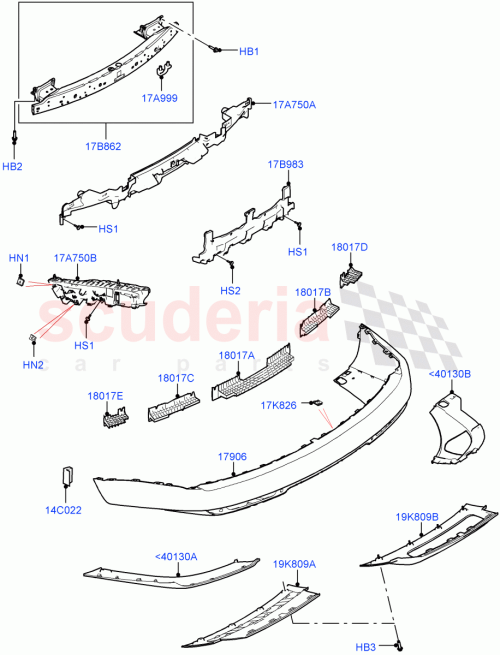 Part Diagram for Land Rover LR174445
