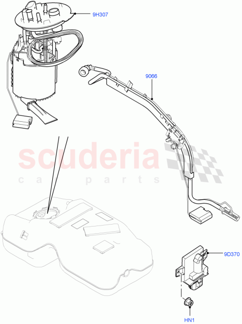 Part Diagram for Land Rover LR082287