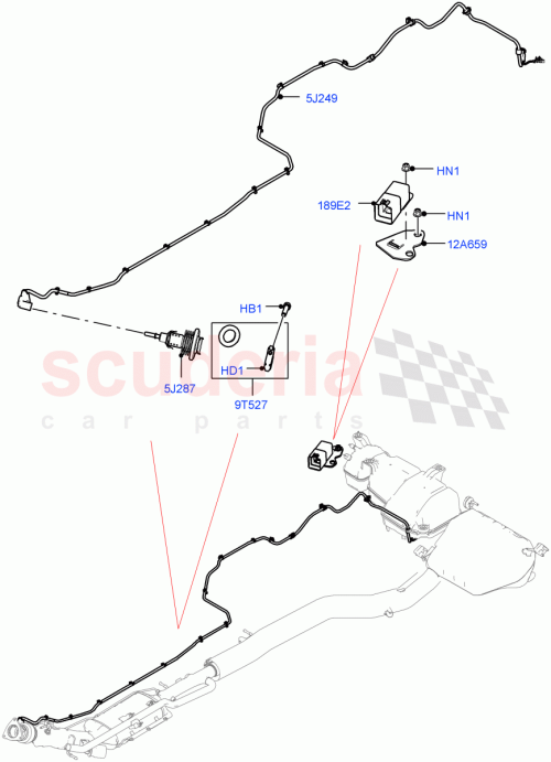 Part Diagram for Land Rover LR138275