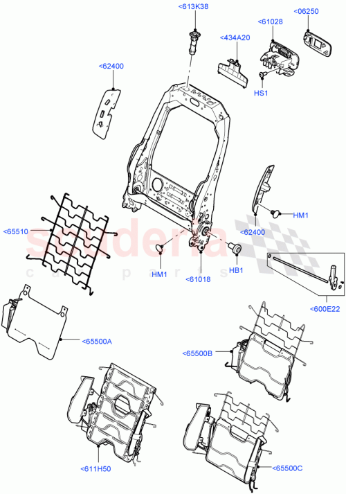 Part Diagram for Land Rover LR058815