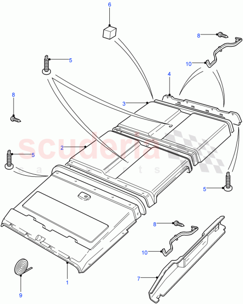 Part Diagram for Land Rover MWC8916LOY