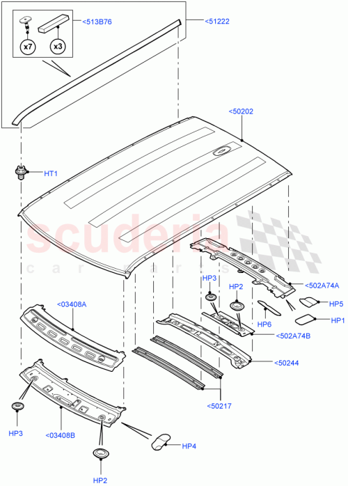 Part Diagram for Land Rover LR038061