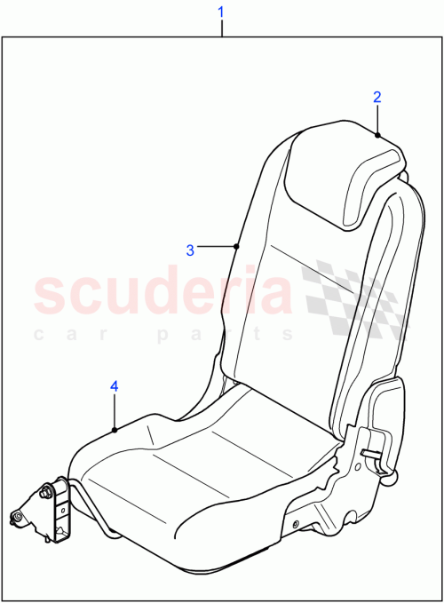 Part Diagram for Land Rover LR052738