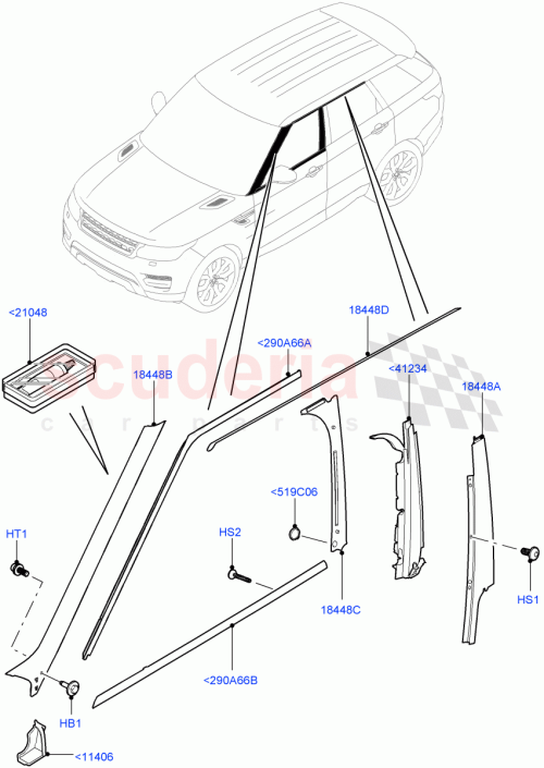 Part Diagram for Land Rover LR045221