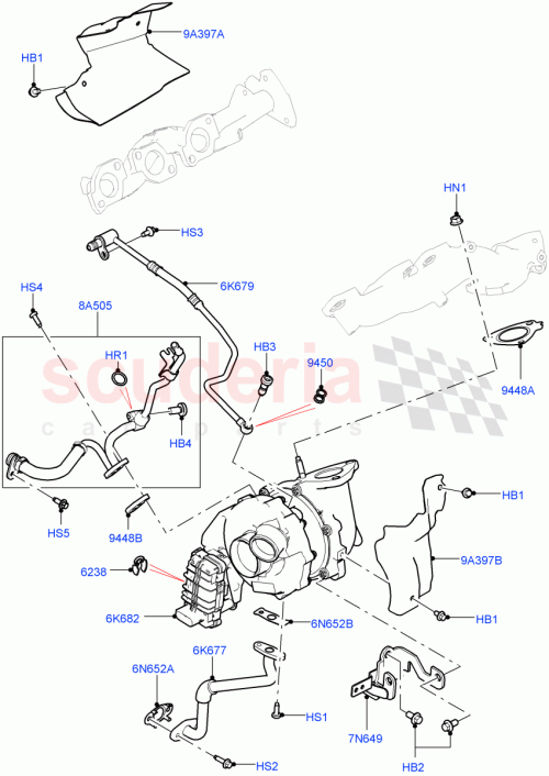 Part Diagram for Land Rover LR061993