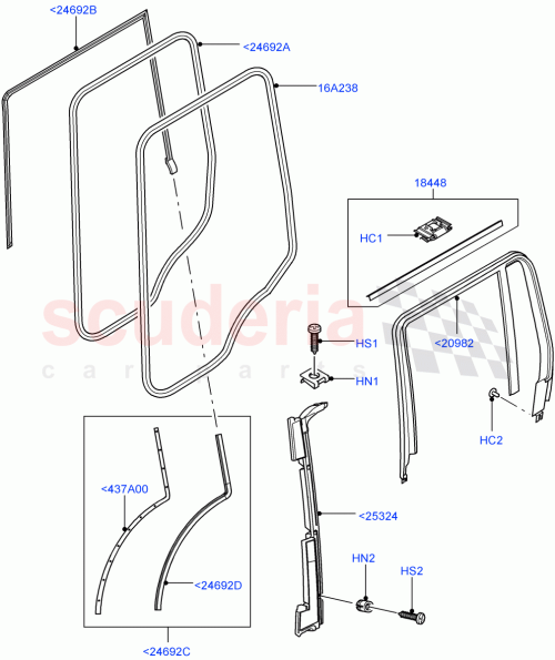 Part Diagram for Land Rover DDE500030PMD